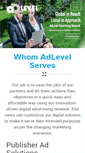 Mobile Screenshot of adlevel.com