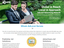 Tablet Screenshot of adlevel.com
